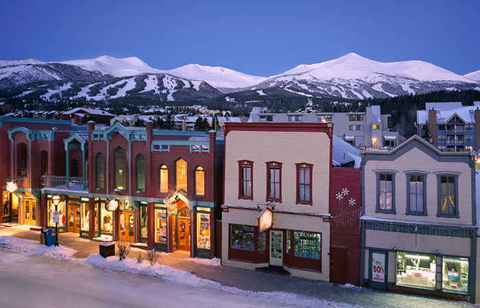 Breckenridge ski resort Colorado USA