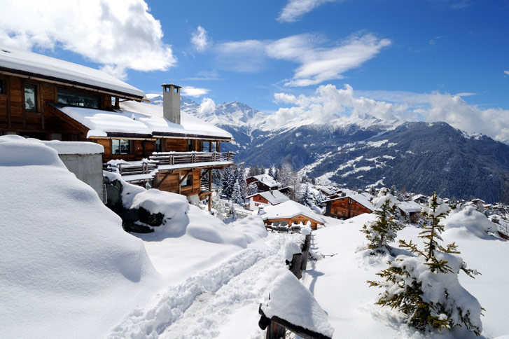 A Snowy Scene In Verbier