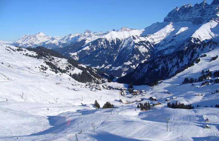 skiing france