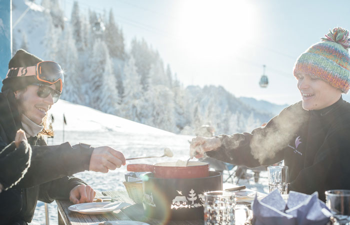 Dining in Gstaad