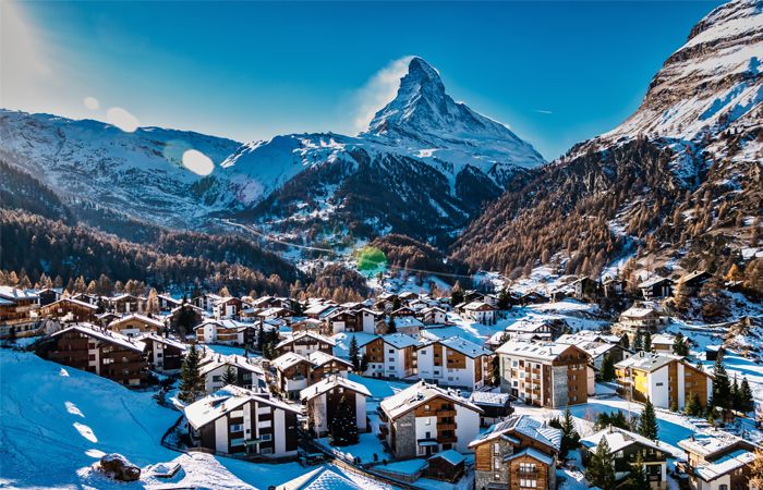 Zermatt - ski areas in Switzerland