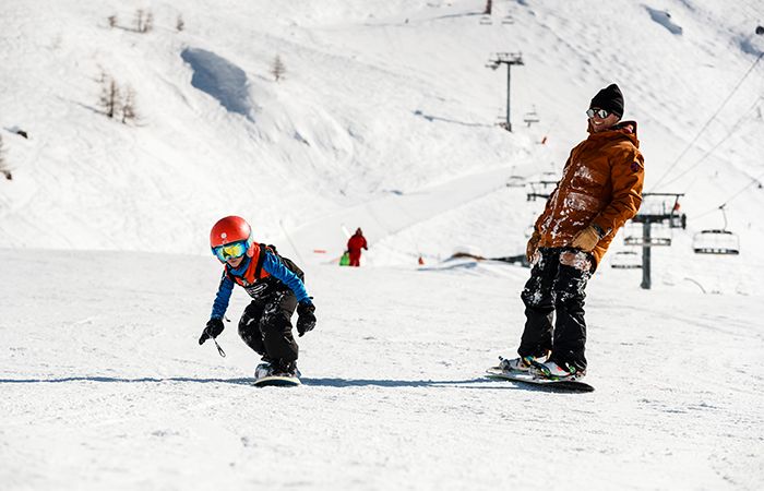 Skiing in Tignes