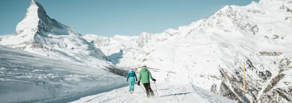 early season skiing