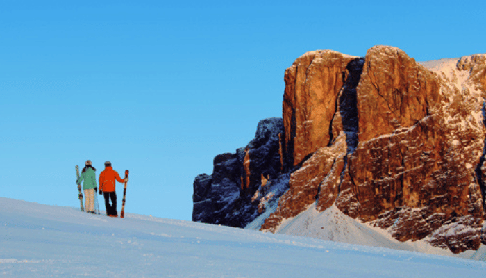 Incredible slope-side views in the Sella Ronda