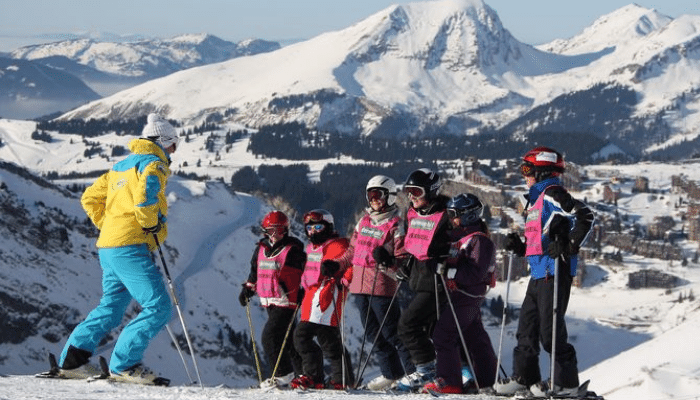 skiing area for beginners