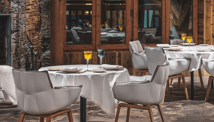 Le Table de lOurs restaurant in Val d'Isère 