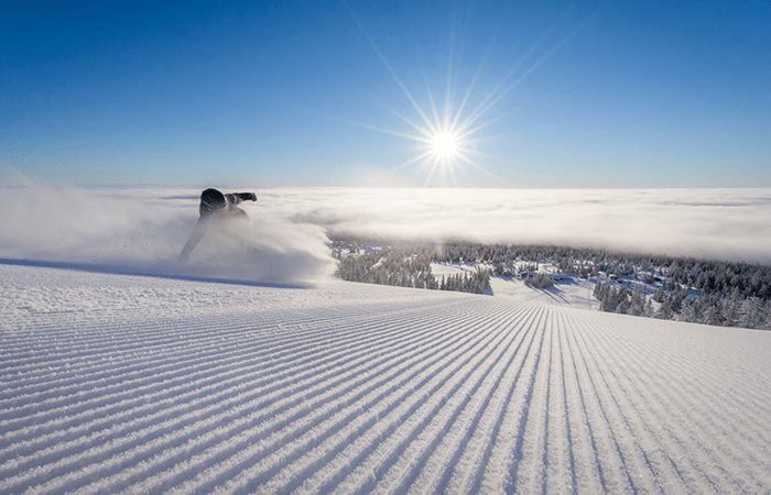 Snowboarding in Trysil