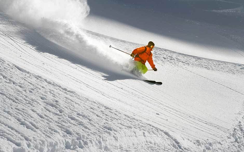 Skiing in Claviere