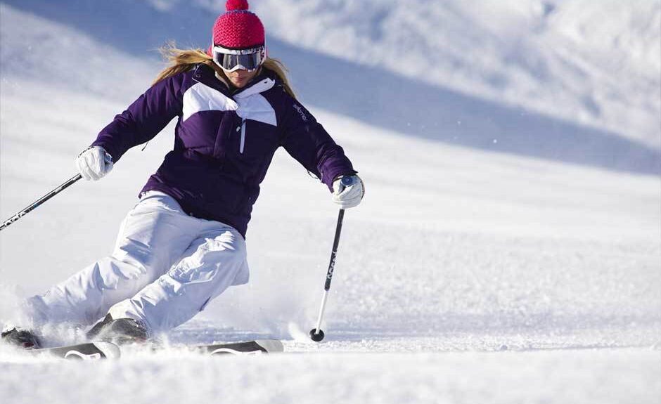 Skiing in Méribel