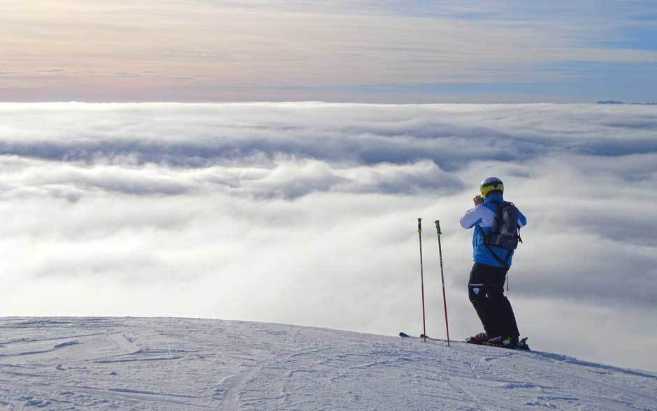 Skiing in Peisey-Vallandry