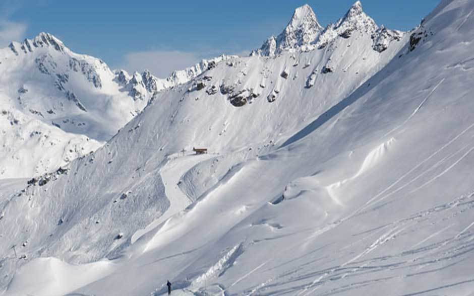 Skiing in Sainte Foy