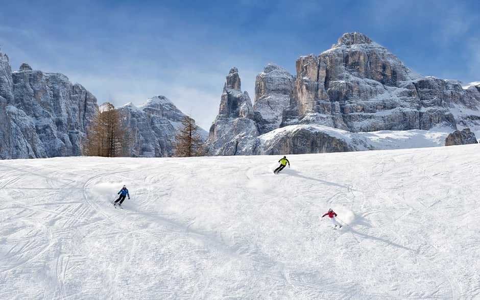 Ski areas in Colfosco