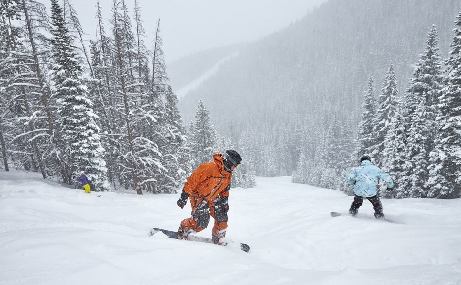 Snowboarding in Breckenridge