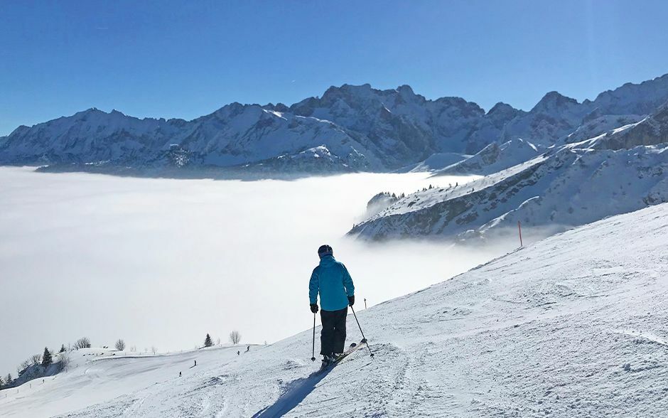 Skiing in Garmisch Partenkirchen