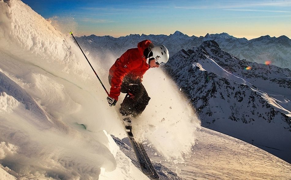 Skiing in Obergurgl