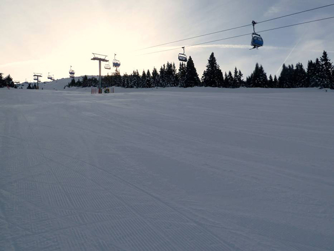 Skiing in Paganella