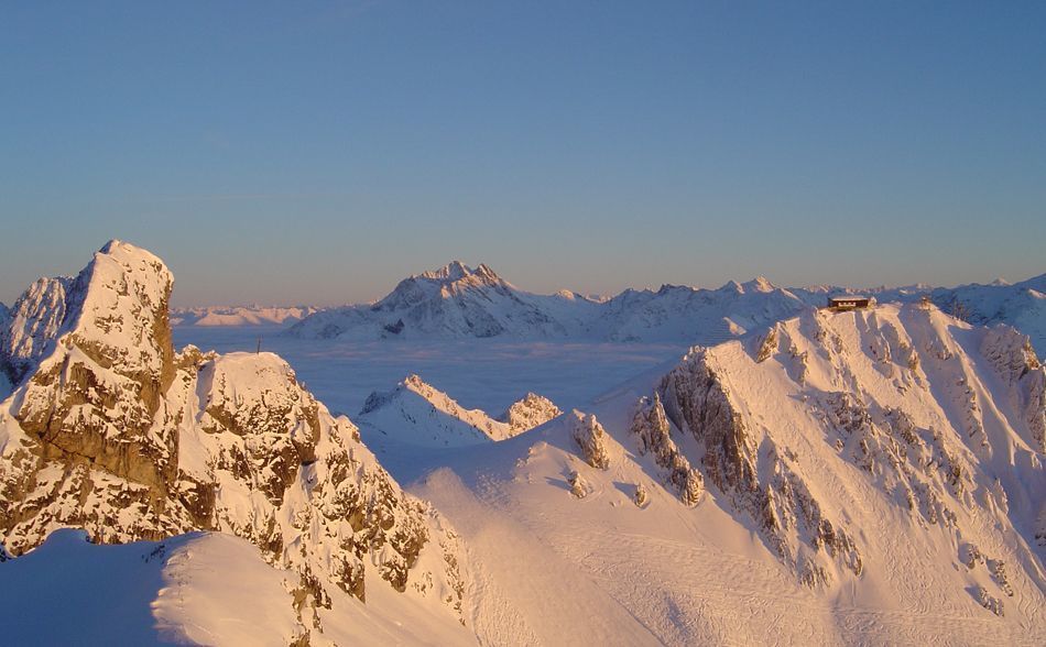 Snowboarding in St. Anton