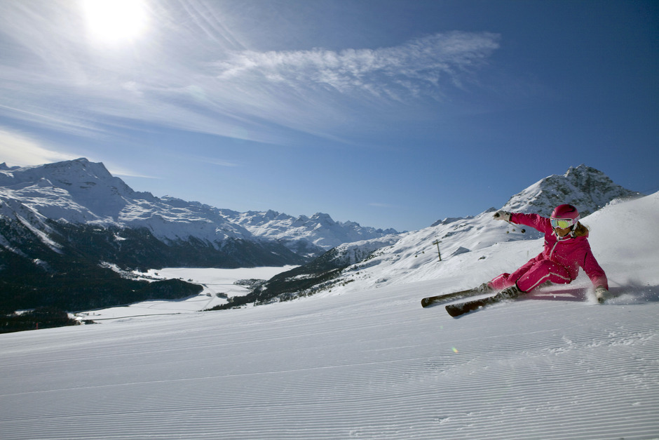 Skiing in St. Moritz