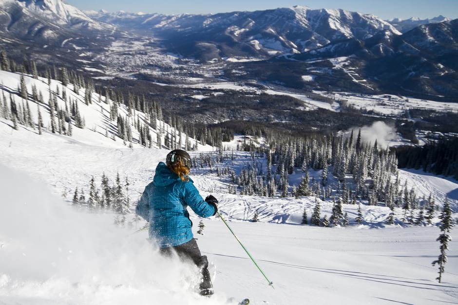 Skiing in Fernie