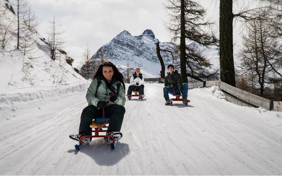 Non-Skiers in Saas Fee