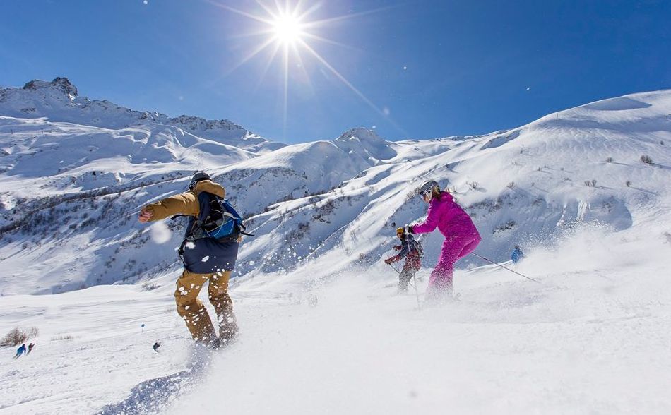 Snowboarding in Valmorel