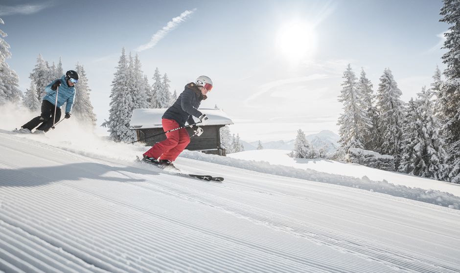 Skiing in Gstaad