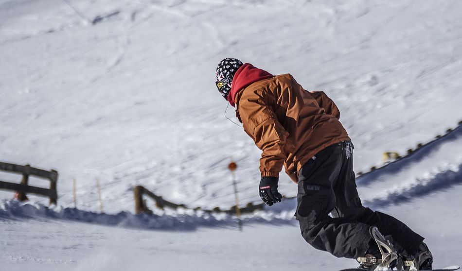 Snowboarding in Val d’Anniviers