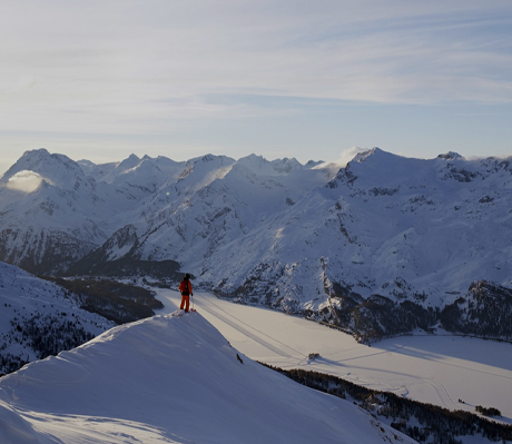 Luxury skiing in St. Moritz